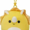 Squishmallows - Lancaster the Triceratops 3.5" Clip-On Plush