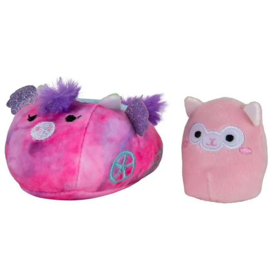 Squishville - Mauve the Alpaca in Carriage Mini Squishmallows 2” Plush