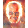 Stan Lee - Legends: Stan Lee Fine Art Print by Bill Sienkiewicz