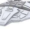 Star Trek - Attack Wing Jem'Hadar Attack Ship Starship HeroClix Deep Cuts Unpainted Miniature Replica