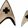 Star Trek: Discovery - Enterprise Medical Insignia Magnetic Badge Replica & Lapel Pin Set