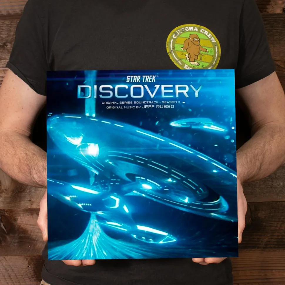 Star Trek: Discovery - Original Series Soundtrack Music From Season 3 By Jeff Russo 2xLP Vinyl Record (Blue & White Marbled Vinyl)