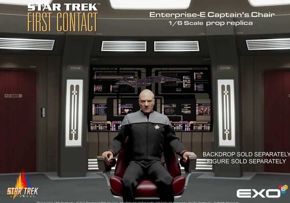 Star Trek: First Contact - Enterprise-E Captain’s Chair 1/6th Scale Prop Replica