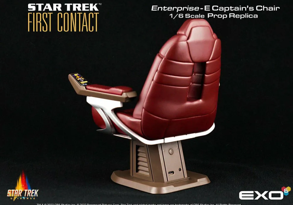Star Trek: First Contact - Enterprise-E Captain’s Chair 1/6th Scale Prop Replica