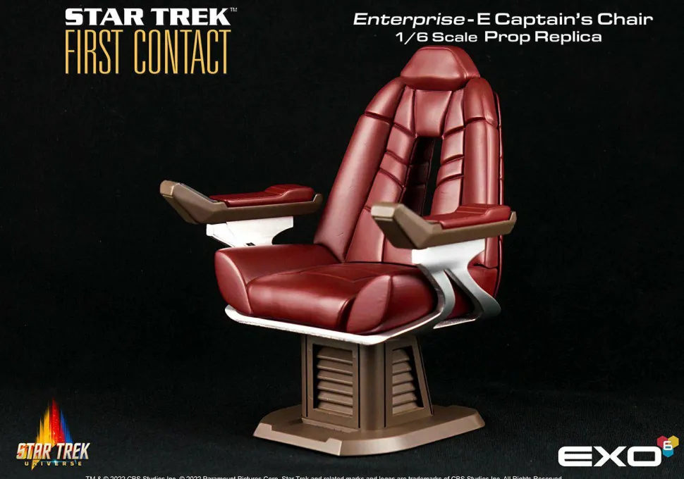 Star Trek: First Contact - Enterprise-E Captain’s Chair 1/6th Scale Prop Replica