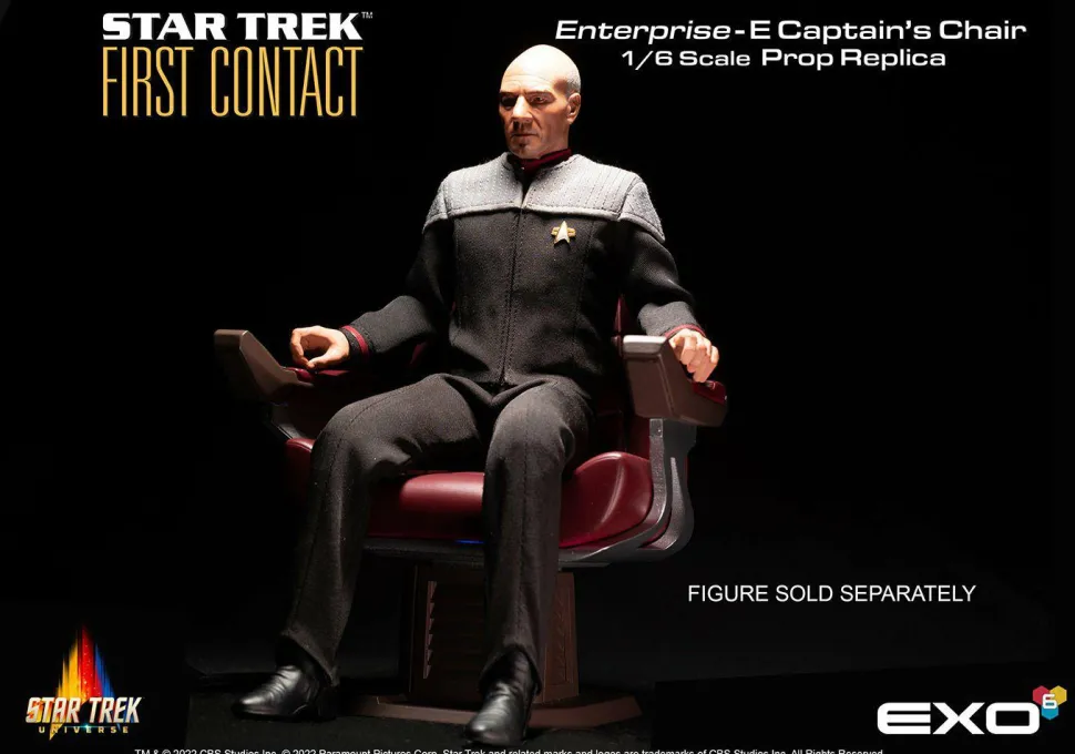 Star Trek: First Contact - Enterprise-E Captain’s Chair 1/6th Scale Prop Replica
