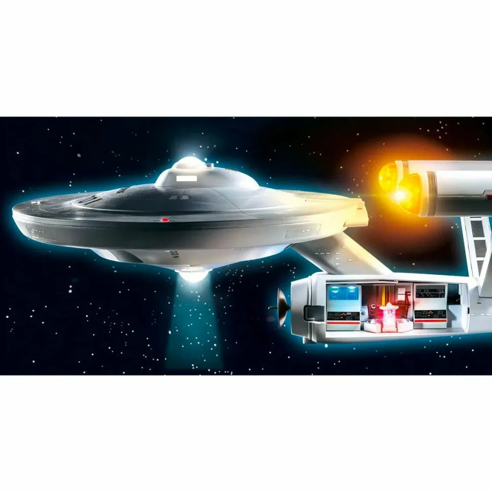 Star Trek: The Original Series - U.S.S. Enterprise NCC-1701 Playmobil 42” Vehicle Playset (70458)