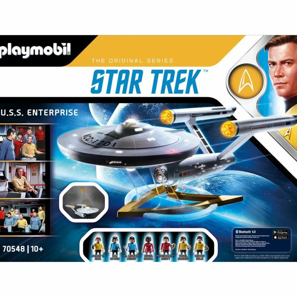 Star Trek: The Original Series - U.S.S. Enterprise NCC-1701 Playmobil 42” Vehicle Playset (70458)
