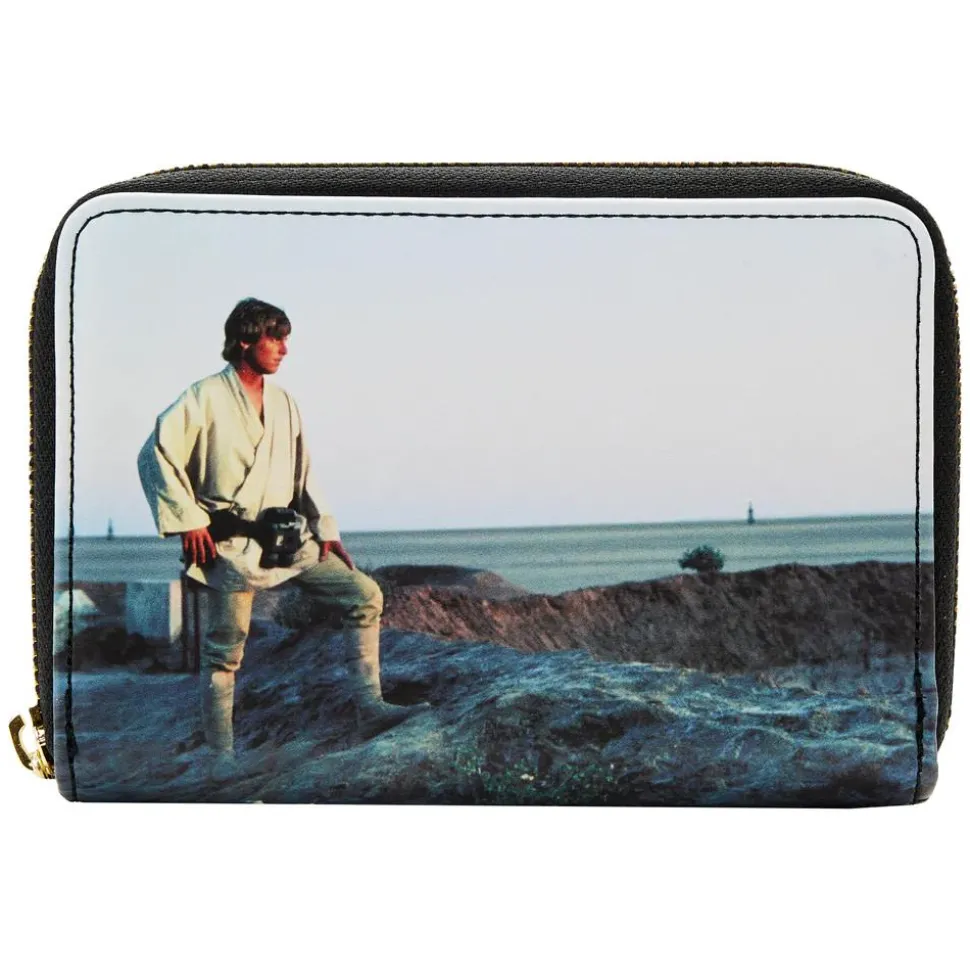 Star Wars - A New Hope Final Frames 4” Faux Leather Zip-Around Wallet