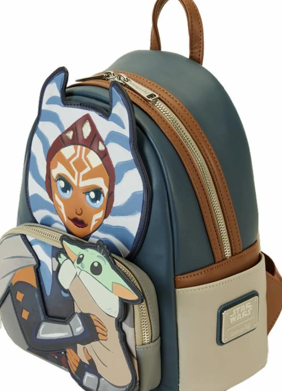 Star Wars - Ahsoka & Grogu Precious Cargo 10" Faux Leather Mini Backpack