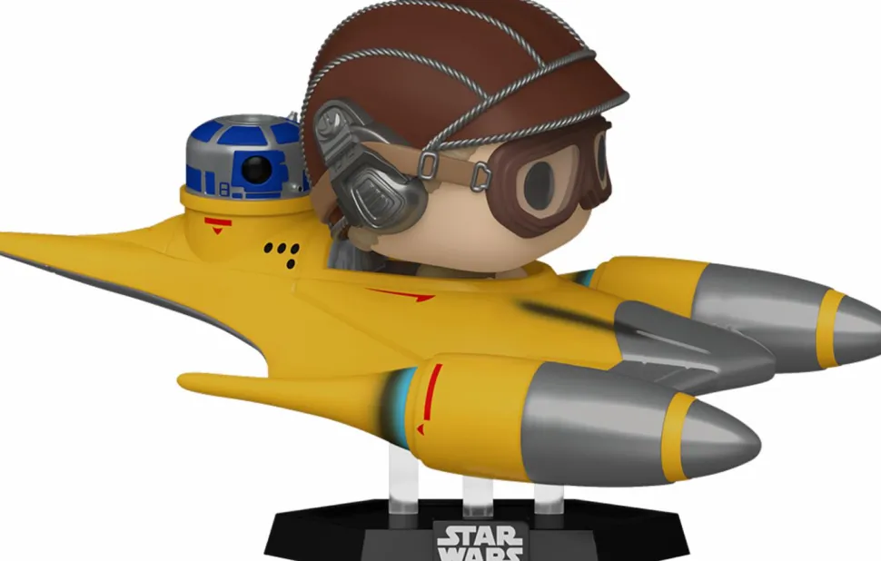 Star Wars - Anakin Skywalker in Naboo Starfighter with R2-D2 Pop! Rides Vinyl Figure
