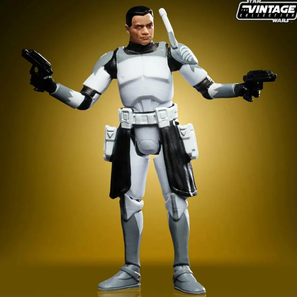 Star Wars - Clone Commander Wolffe 3.75” Vintage Kenner Action Figure