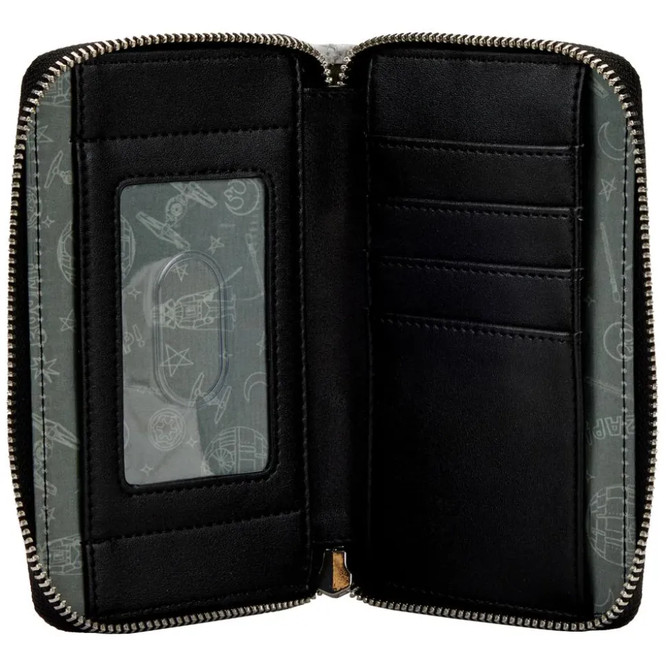 Star Wars - Darth Vader Comic Strip 4” Faux Leather Zip-Around Wallet