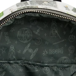 Star Wars - Darth Vader Comic Strip 10” Faux Leather Mini Backpack
