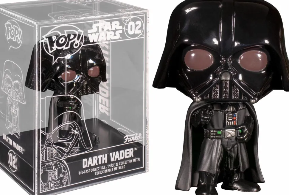 Star Wars - Darth Vader Diecast Metal Pop! Vinyl Figure (Funko / Popcultcha Exclusive)