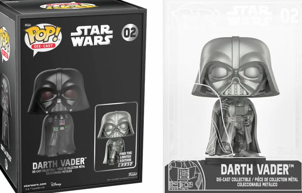 Star Wars - Darth Vader Diecast Metal Pop! Vinyl Figure (Funko / Popcultcha Exclusive)