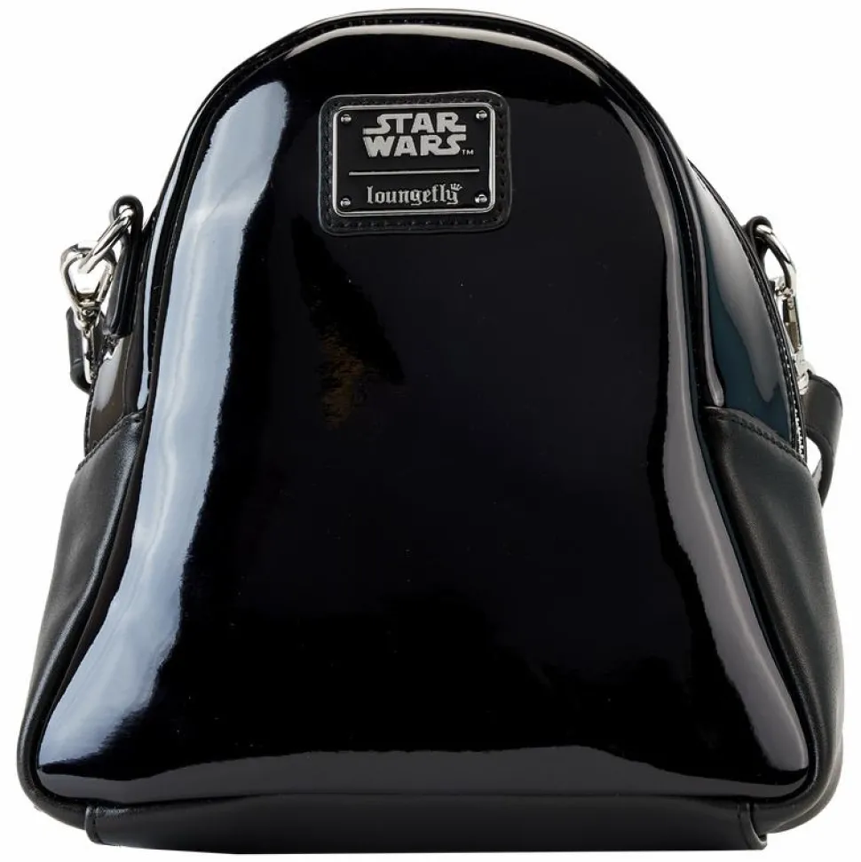Star Wars - Darth Vader Figural Helmet Lenticular 9” Faux Leather Crossbody Bag