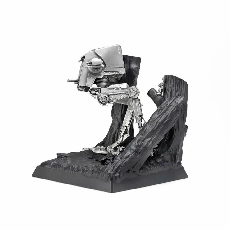 Star Wars - Endor AT-ST Limited Edition 7" Pewter Diorama Statue