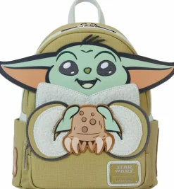 Star Wars - Grogu & Crabbies Cosplay 10" Faux Leather Mini Backpack