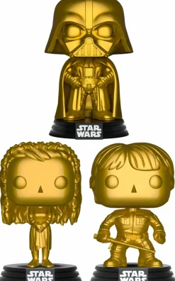 Star Wars - Luke Skywalker Metallic Gold Pop! Vinyl Figure