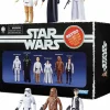 Star Wars - Luke Skywalker, Darth Vader, Han Solo, Princess Leia, Chewbacca & Stormtrooper Retro Collection Kenner 3.75" Action Figure 6-Pack