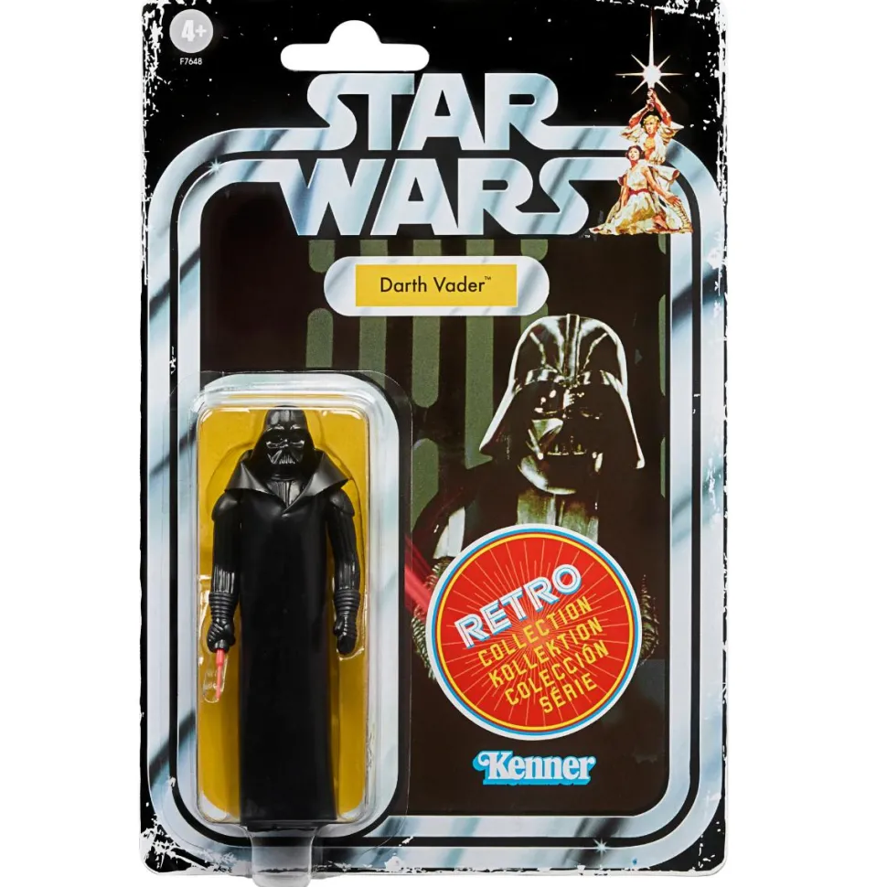 Star Wars - Luke Skywalker, Darth Vader, Han Solo, Princess Leia, Chewbacca & Stormtrooper Retro Collection Kenner 3.75" Action Figure 6-Pack