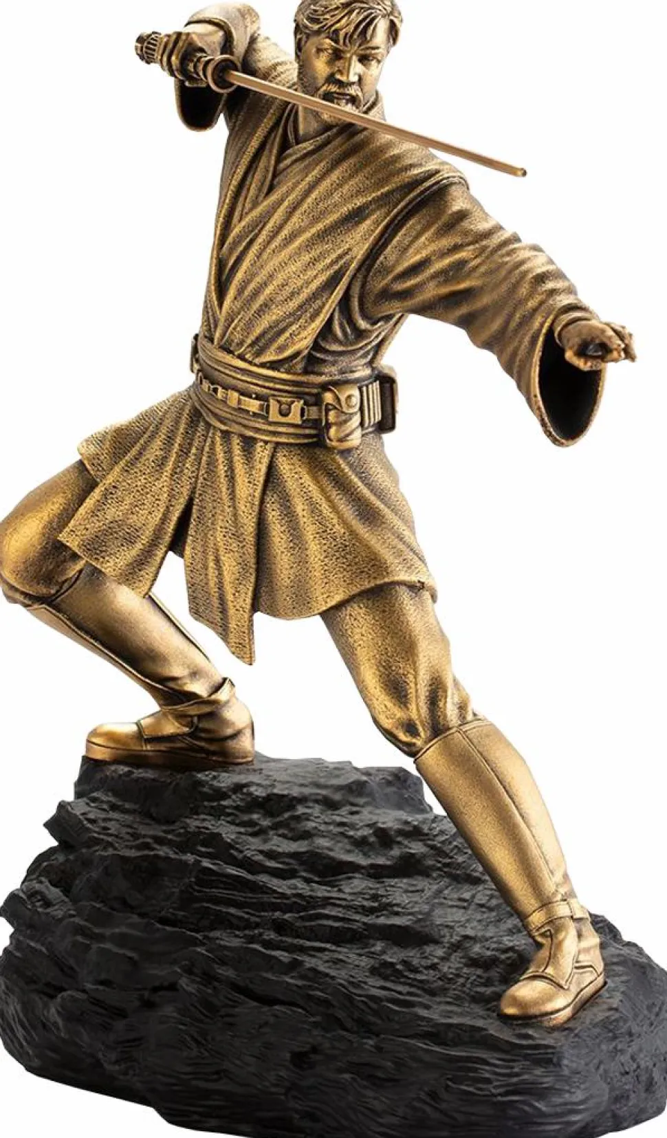 Star Wars - Obi-Wan Kenobi Limited Edition Gilt 8” Pewter Statue