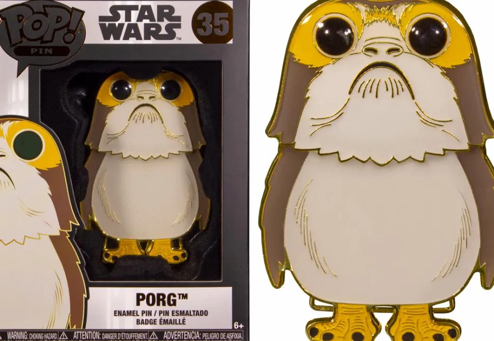 Star Wars - Porg 4" Pop! Enamel Pin
