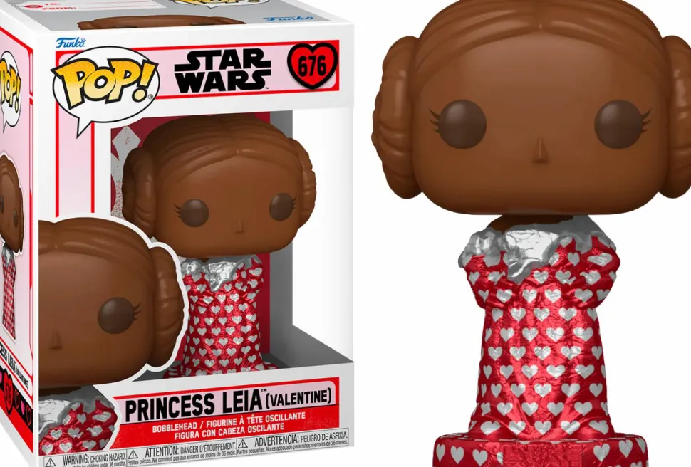 Star Wars - Princess Leia Chocolate (Valentine) Pop! Vinyl Figure