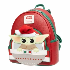 Star Wars - Santa Grogu 10" Faux Leather Mini Backpack