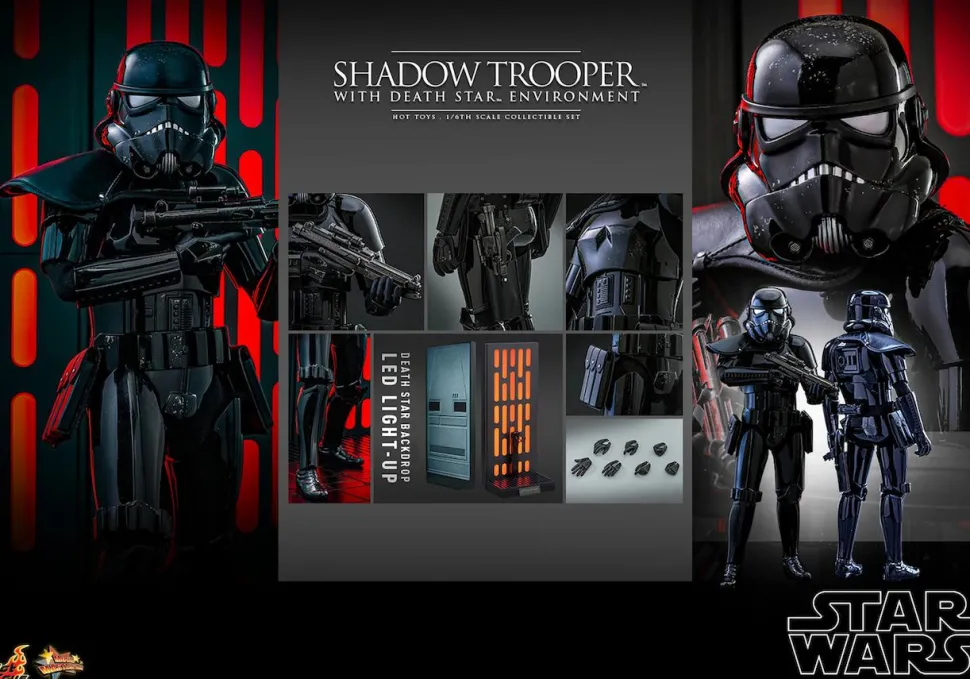 Star Wars - Shadow Trooper with Death Star Environment 1/6th Scale Hot Toys Action Figure