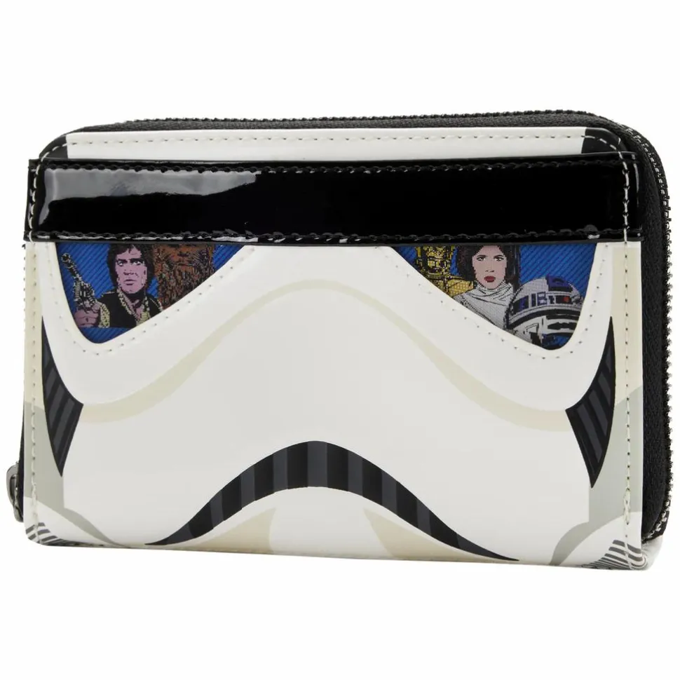 Star Wars - Stormtrooper Lenticular Cosplay 4” Faux Leather Zip-Around Wallet