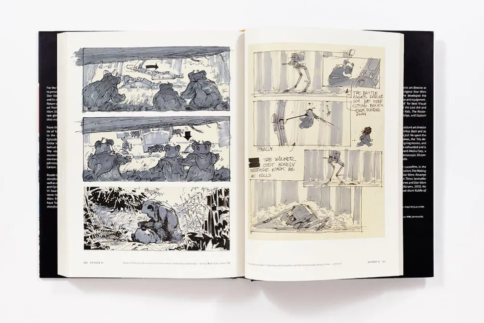 Star Wars - Storyboards: The Original Trilogy Hardcover Book