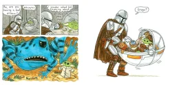 Star Wars - The Mandalorian and Child by Jeffrey Brown Hardcover Book