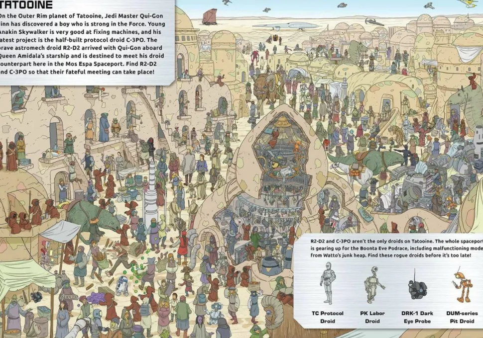 Star Wars - These Are the Droids You’re Looking For: A Search-and-Find Hardcover Book