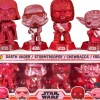 Star Wars - Yoda, Chewbacca, Darth Vader & Stormtrooper Valentine's Day Diamond Glitter Pop! Vinyl Figure 4-Pack