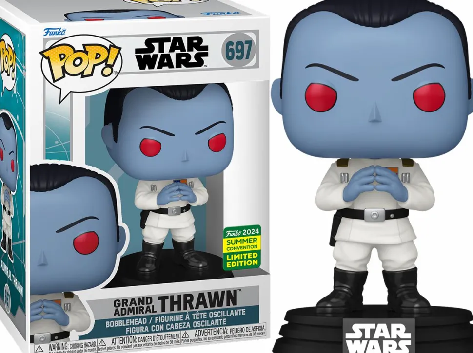 Star Wars: Aksoka - Grand Admiral Thrawn Pop! Vinyl Figure (2024 Summer Convention Exclusive) (Popcultcha Exclusive)