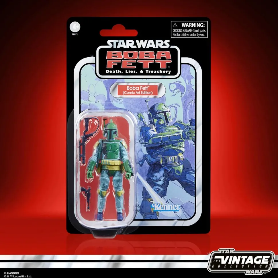 Star Wars: Boba Fett: Death, Lies, & Treachery - Boba Fett (Comic Art Edition) Vintage Collection Kenner 3.75" Scale Action Figure