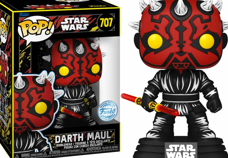 Star Wars Episode I: The Phantom Menace - Darth Maul 25th Anniversary Retro Series Pop! Vinyl Figure