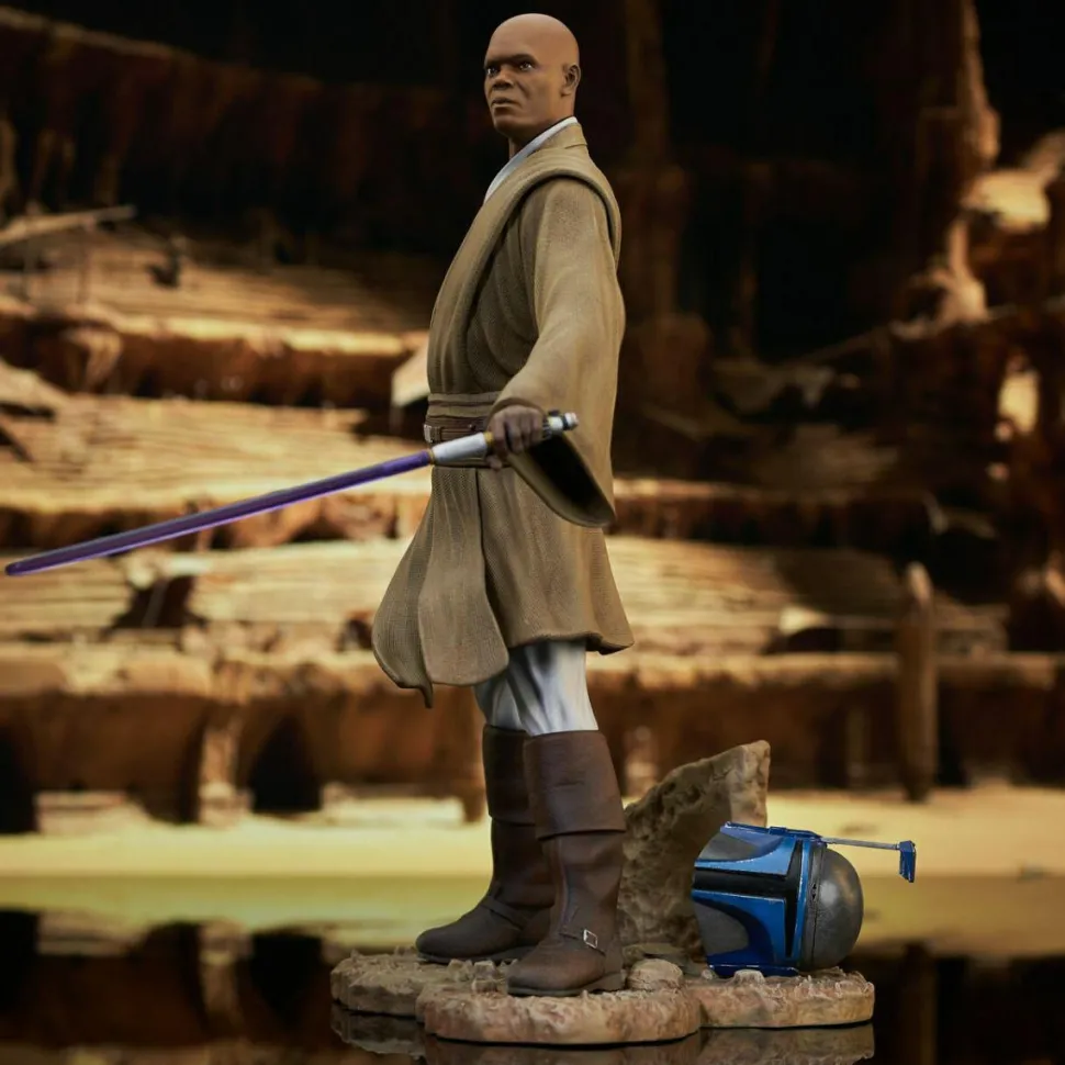 Star Wars Episode II: Attack of the Clones - Mace Windu Premier Collection 1/7th Scale Statue