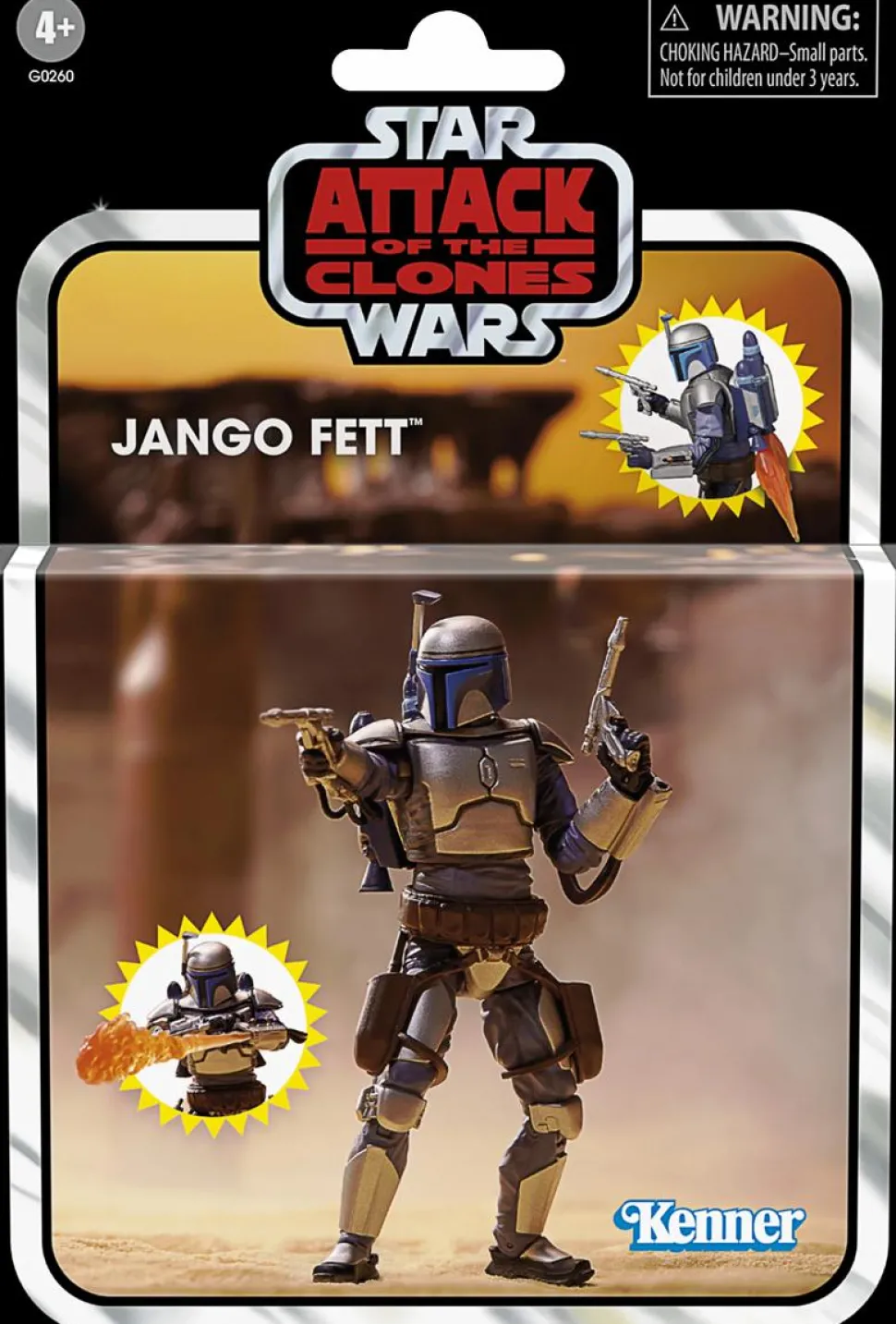 Star Wars Episode II: Attack of the Clones - Jango Fett Vintage Collection Kenner Deluxe 3.75" Scale Action Figure