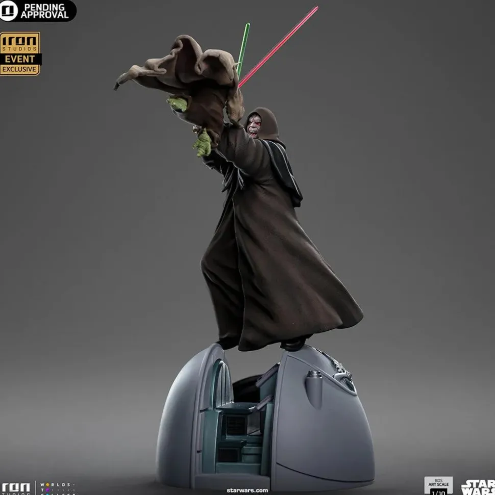 Star Wars Episode III: Revenge of the Sith - Yoda vs. Emperor Palpatine 1/10th Scale Diorama Statue (2024 CCXP Event Exclusive)