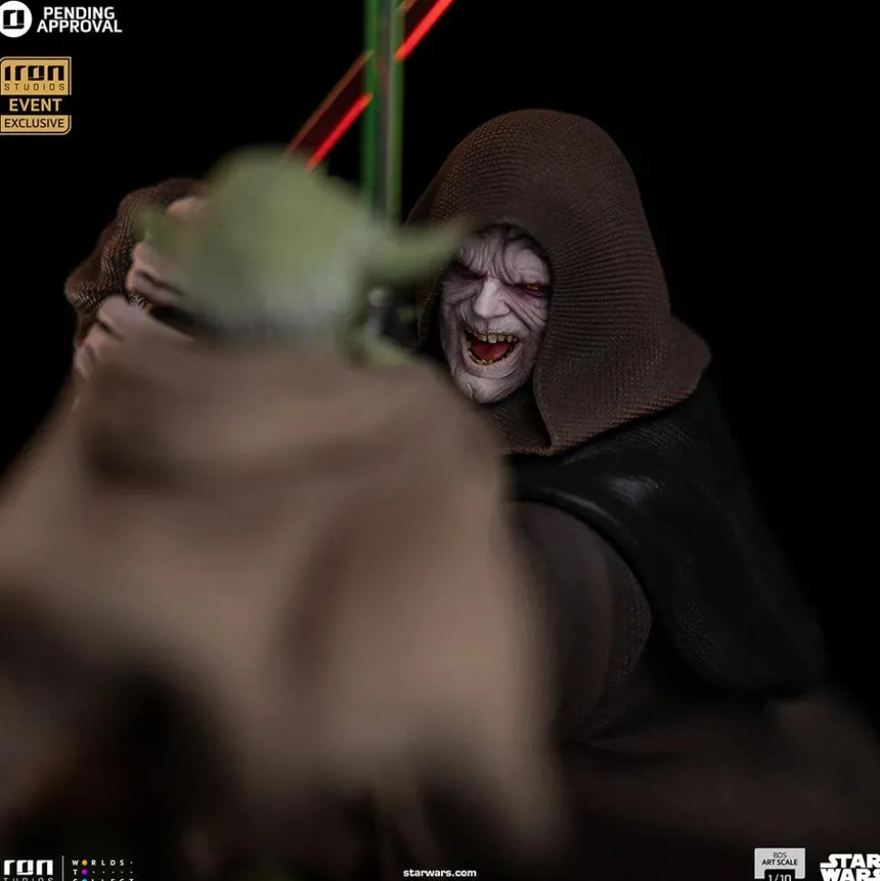 Star Wars Episode III: Revenge of the Sith - Yoda vs. Emperor Palpatine 1/10th Scale Diorama Statue (2024 CCXP Event Exclusive)