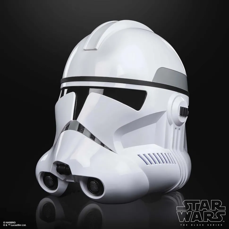 Star Wars Episode III: Revenge of the Sith - Phase II Clone Trooper Helmet Black Series 1:1 Scale Life-Size Electronic Prop Replica