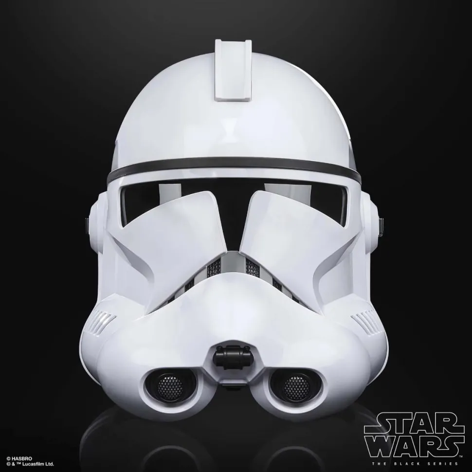 Star Wars Episode III: Revenge of the Sith - Phase II Clone Trooper Helmet Black Series 1:1 Scale Life-Size Electronic Prop Replica
