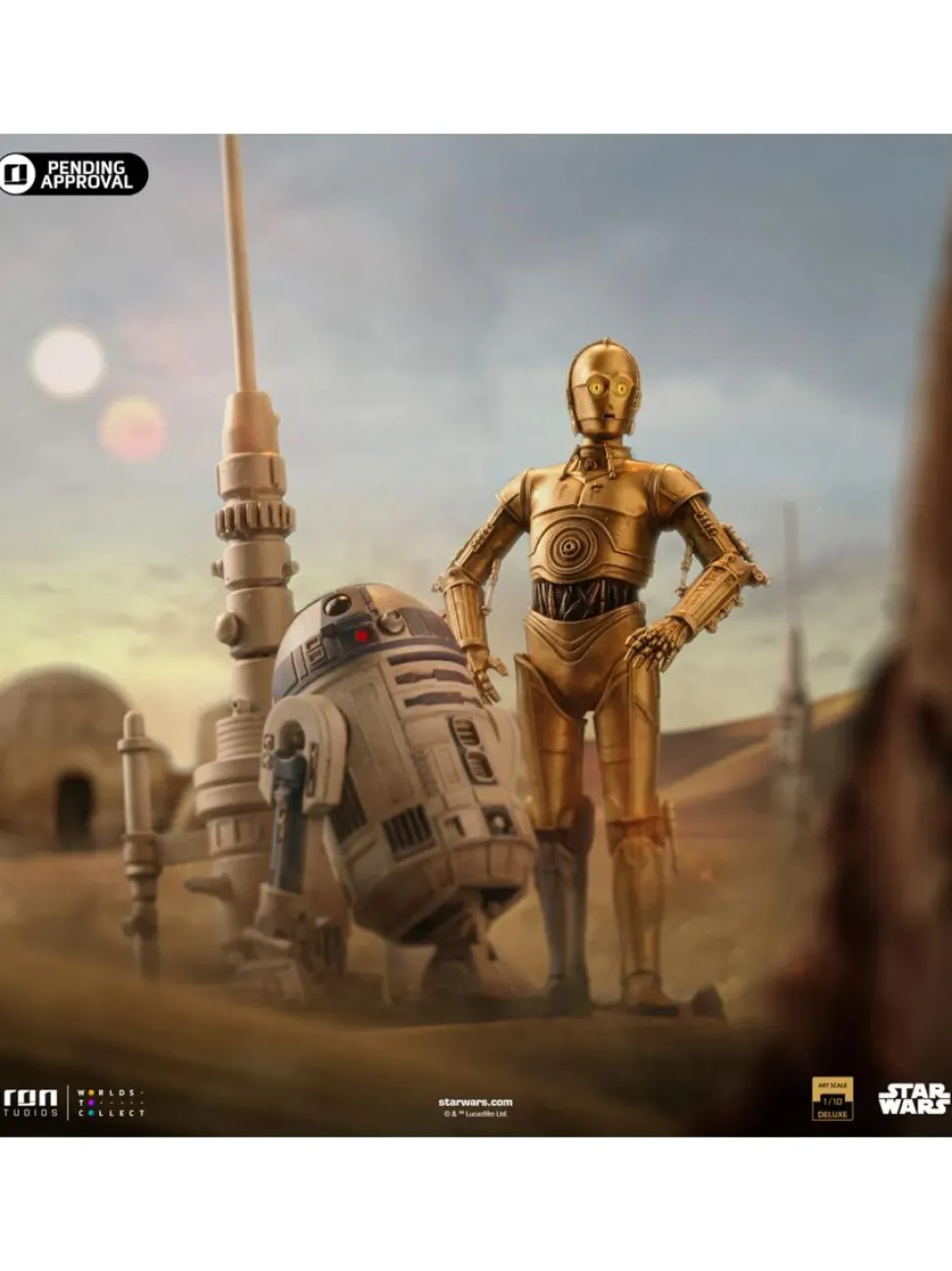 Star Wars Episode IV: A New Hope - C-3PO & R2-D2 1/10th Scale Statue