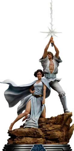 Star Wars Episode IV: A New Hope - Luke & Leia Deluxe 1/10th Scale Statue
