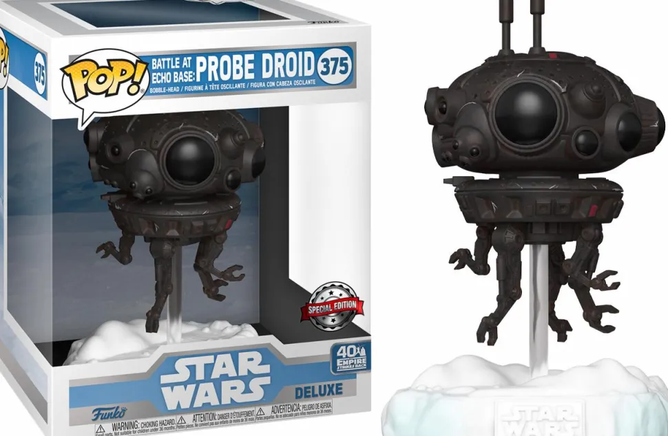 Star Wars Episode V: The Empire Strikes Back - Probe Droid Battle at Echo Base Deluxe Pop! Vinyl Figure
