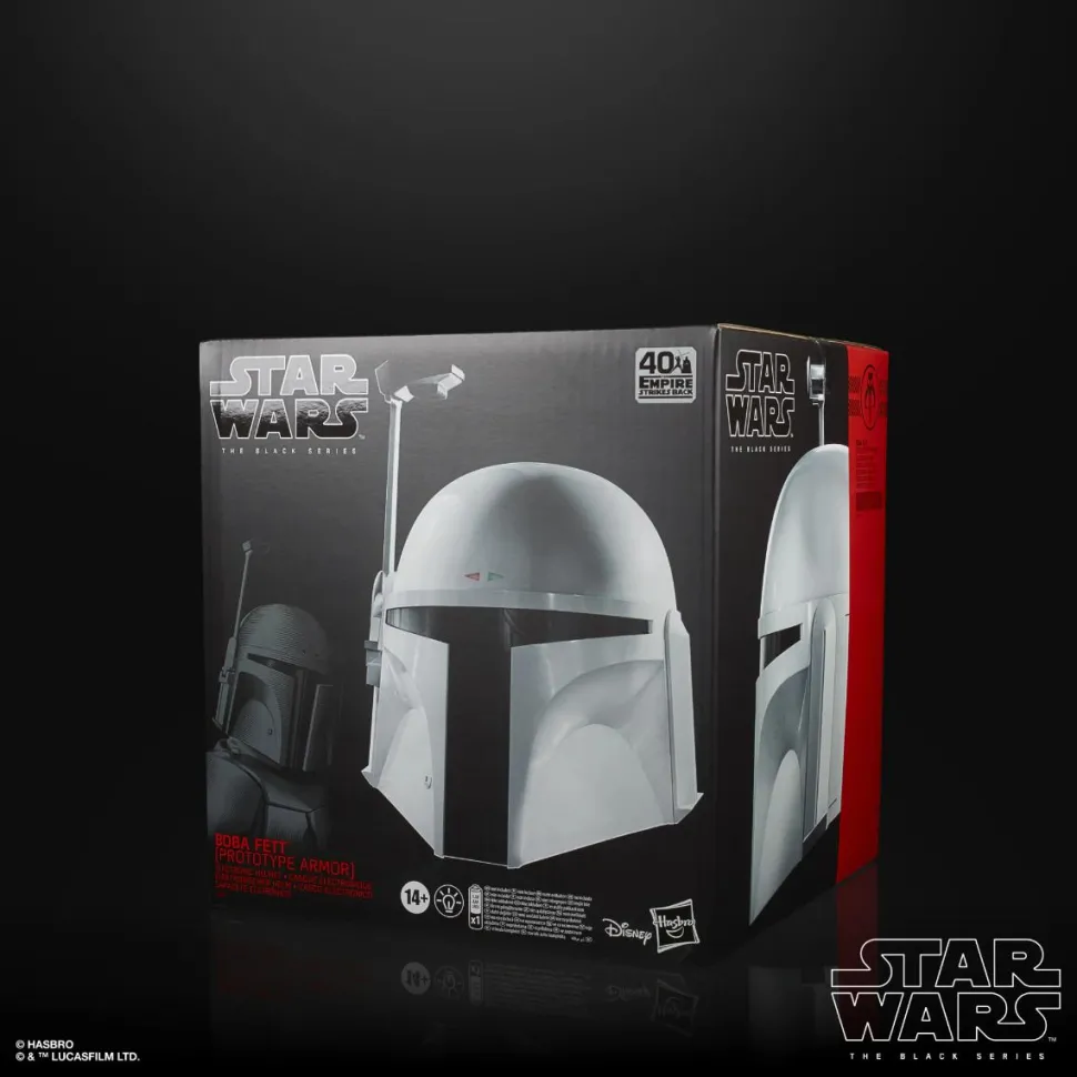 Star Wars Episode V: The Empire Strikes Back - Boba Fett (Prototype Armor) Helmet Black Series 1:1 Scale Life-Size Prop Replica