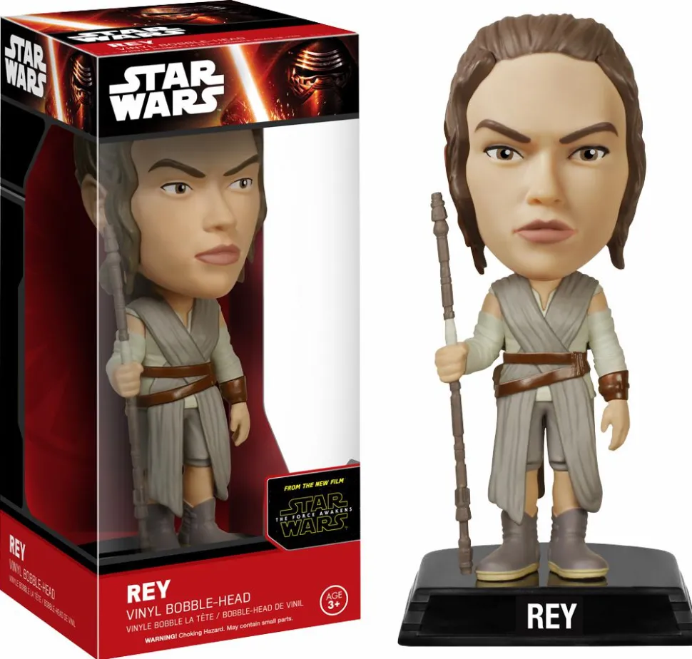 Star Wars Episode VII: The Force Awakens - Rey Wacky Wobbler Bobble Head